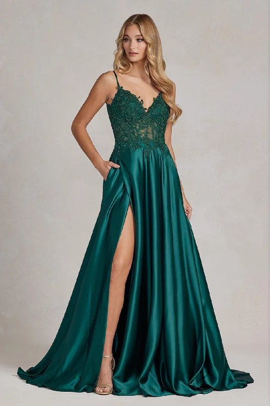 Nox Anabel K1121 Prom Long Sexy Slit Formal Dress