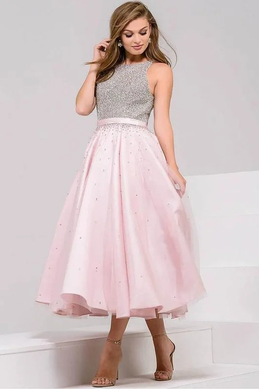 Jovani 48103 Embellished Crystal Long Prom Dress