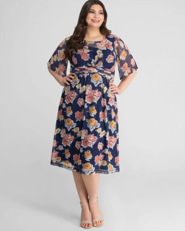 Kiyonna Short Formal Plus Size Dress