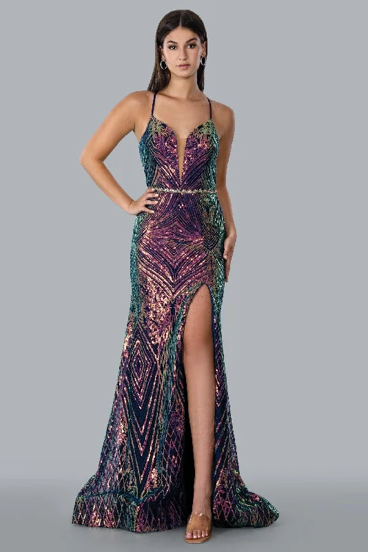 Stella Couture 23131 Sexy Sparkling Long Prom Dress