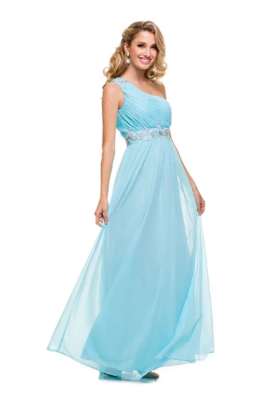 Nox Anabel 2688 Long One Shoulder Formal Dress