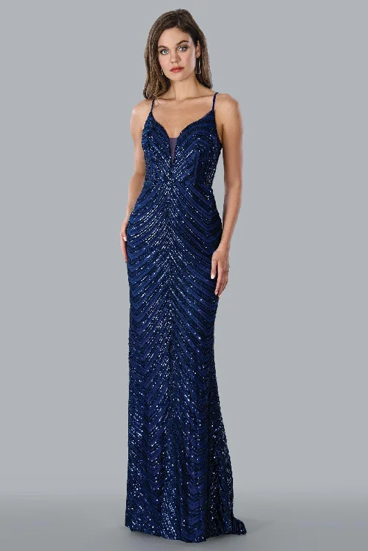 Stella Couture 23182 Long Sparkling Evening Gown