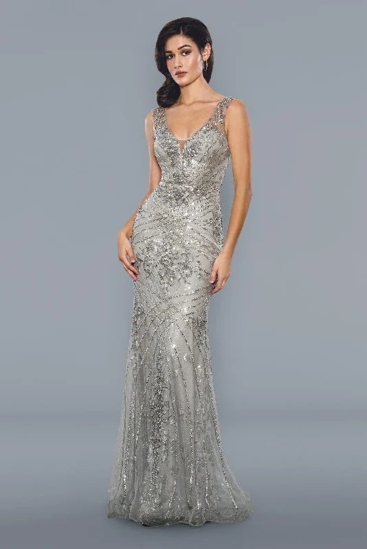 Stella Couture 21048 Sleeveless Long Evening Gown