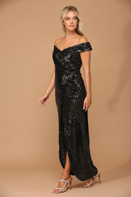 Long Off Shoulder Formal Evening Gown Sale