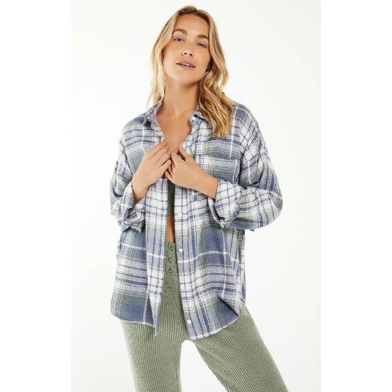 Road Trip Plaid Flannel Shirt