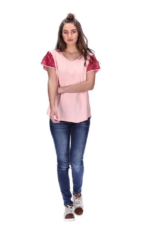 Kali T-Shirt Pink/Dark Pink