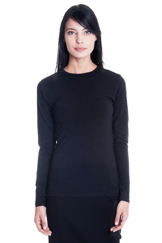 Long Sleeve Relaxed Fit Crewneck T-Shirt