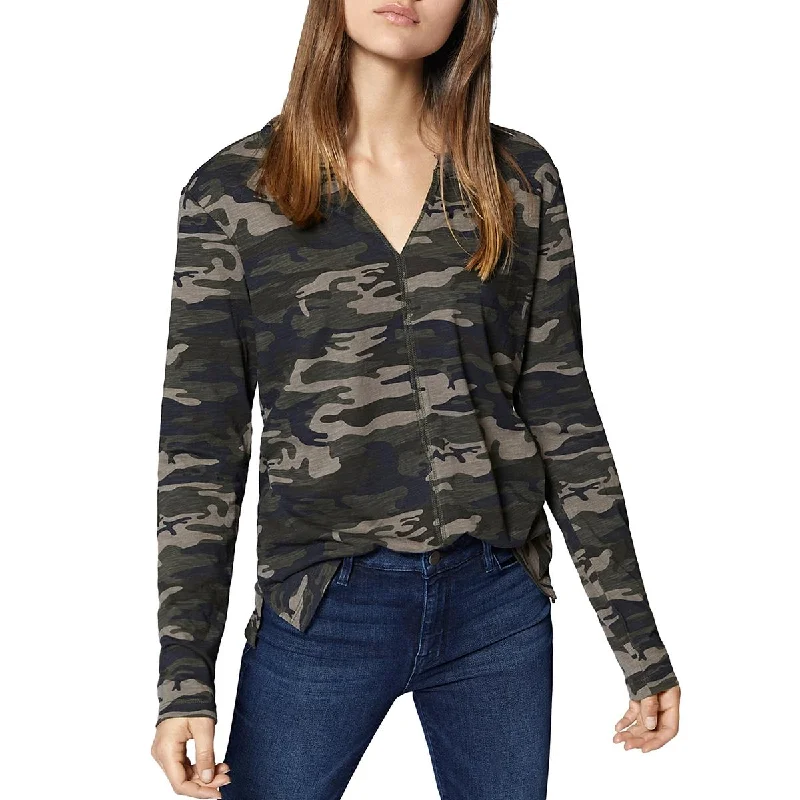 Sanctuary Womens Long Sleeve Camouflage T-Shirt