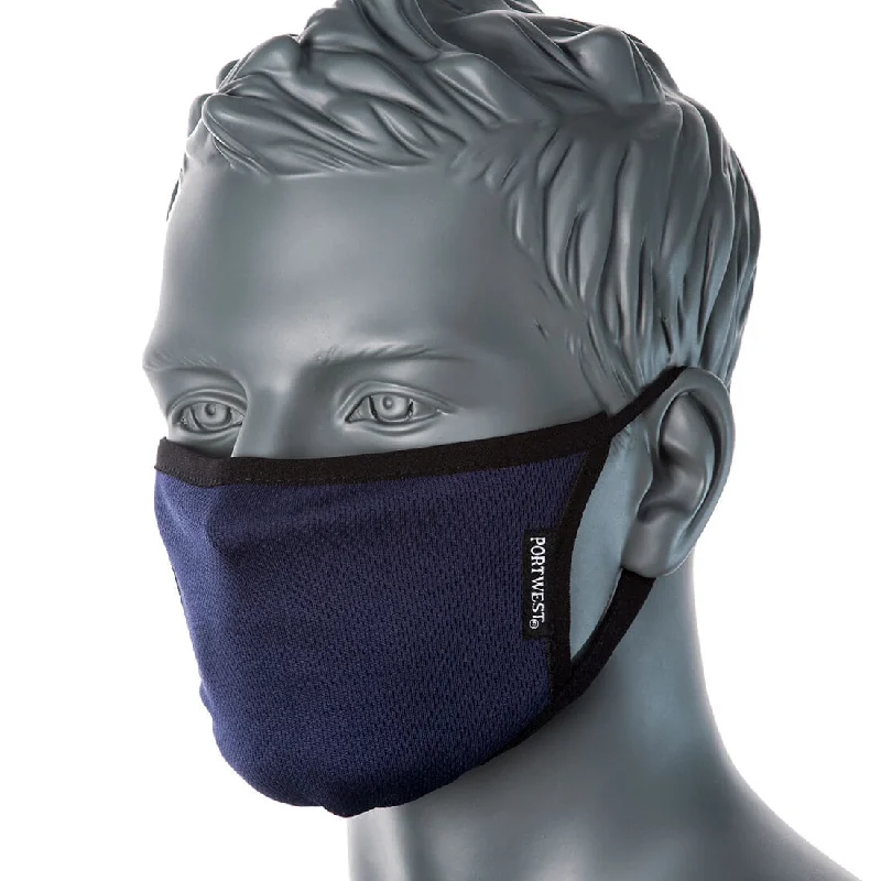 3-Ply Anti-Microbial Fabric Face Mask (PK25)