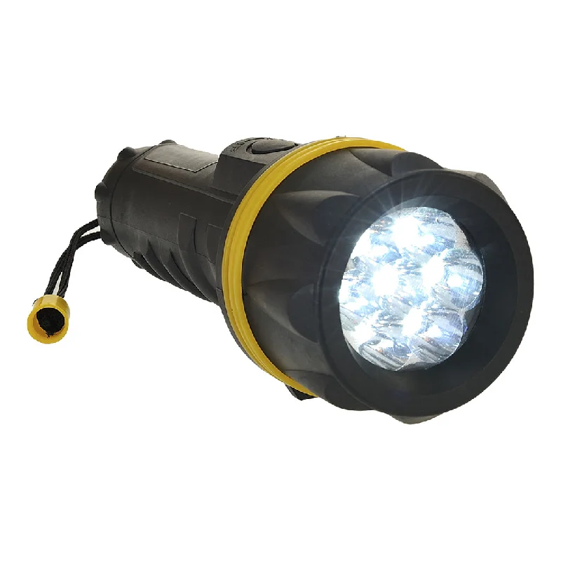 7 LED Rubber Flashlight