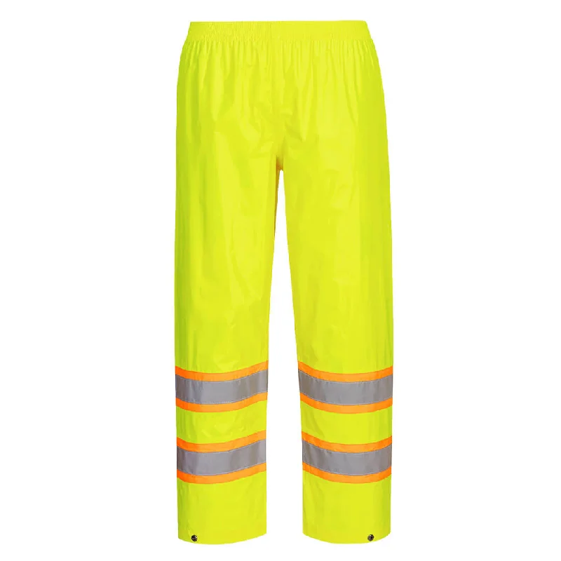 Hi-Vis Contrast Tape Rain Pants - Classic Fit