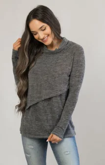 Maternity Sweater for NURSING Moms