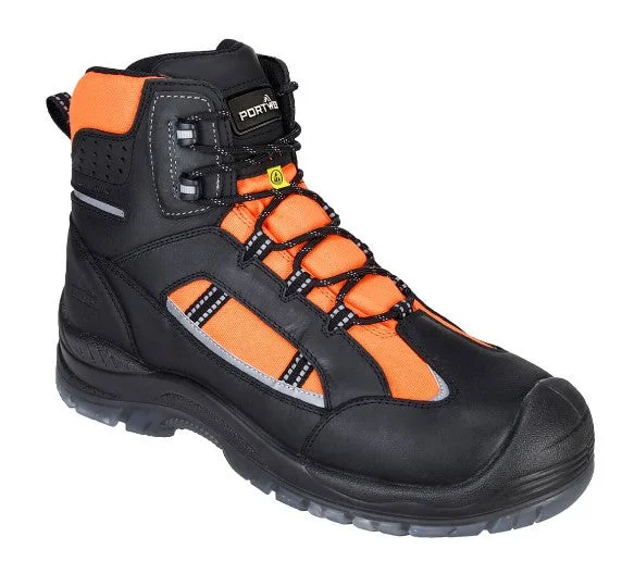 Portwest Compositelite Retroglo Hi-Vis Boot S3 WR ESD