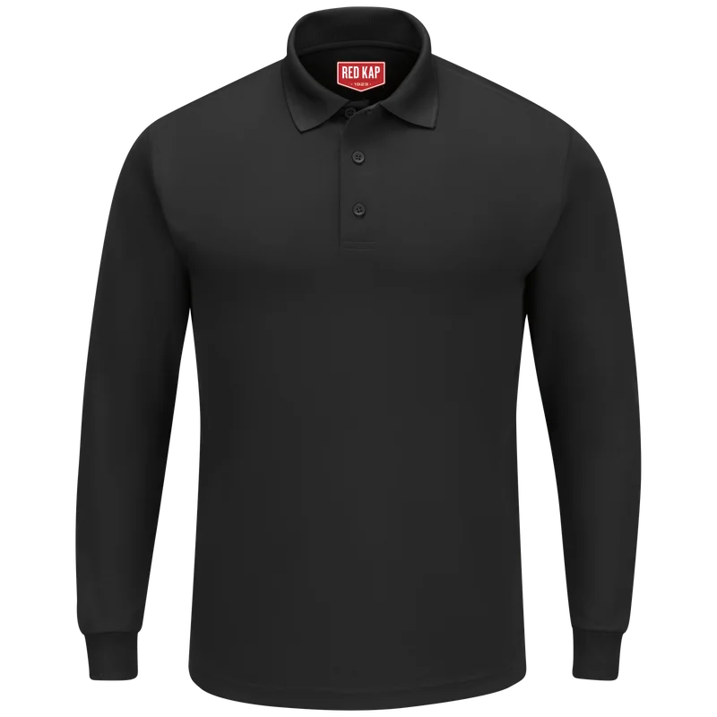 Red Kap Long Sleeve Performance Knit Polo - Classic Fit