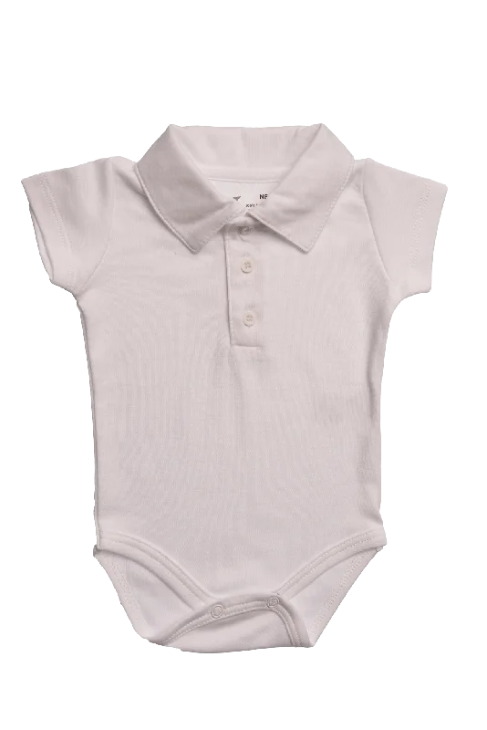 Baby Short Sleeve Polo Collar Pima Body