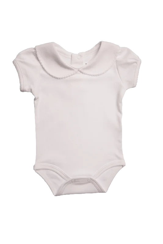 Baby Short Sleeve Round Collar Pima Body