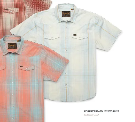 Howler Brothers H Bar B Roberts Plaid Short Sleeve Shirt