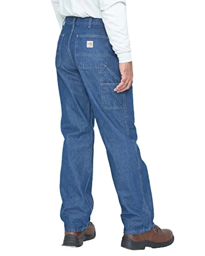 Carhartt FRB13 Men's Flame Resistant Signature Denim Dungaree