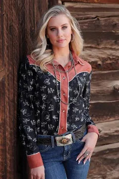 Cruel Denim Bronc Pearl Snap