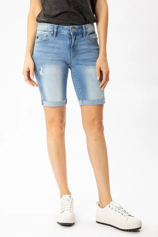 KanCan Denim Bermuda Shorts