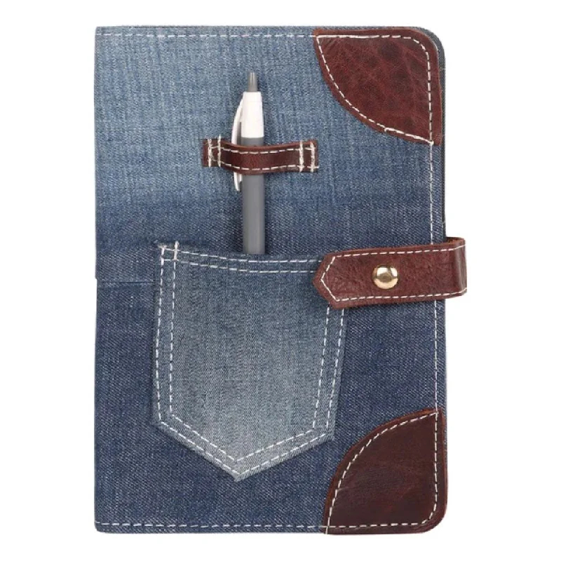 VAAN & CO Denim Diary Journal Cover