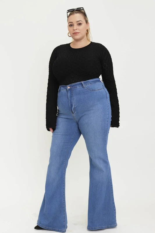 Full Length Flare Denim Jeans