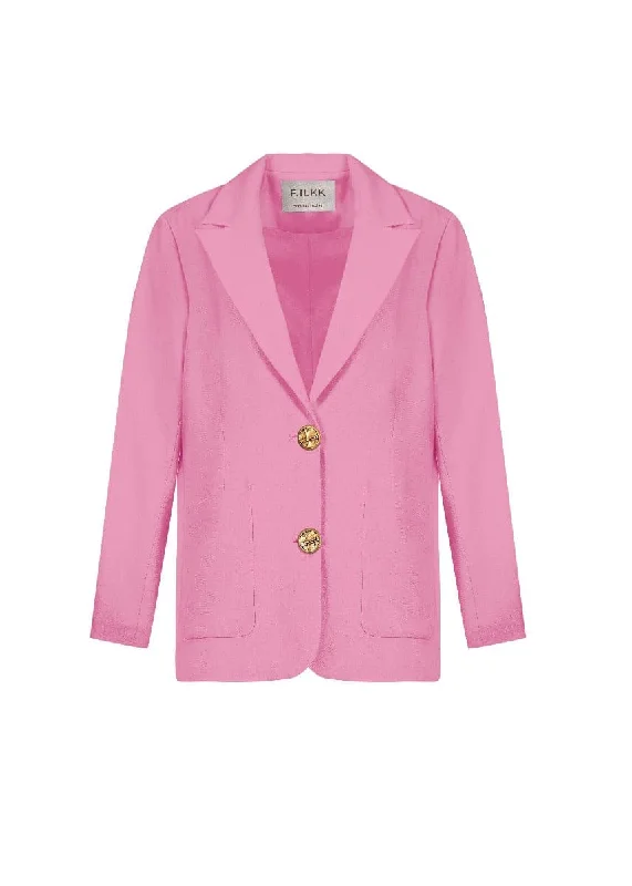 OVERSIZE BLAZER WITH SHOULDER PADS