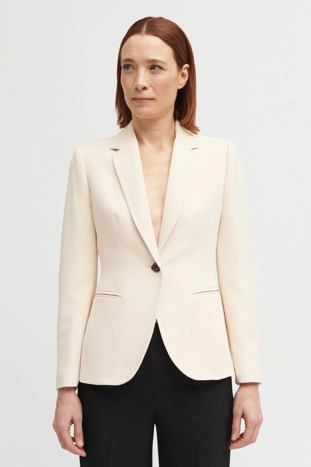 Bariloche Africa Single Breasted Blazer In Off-white