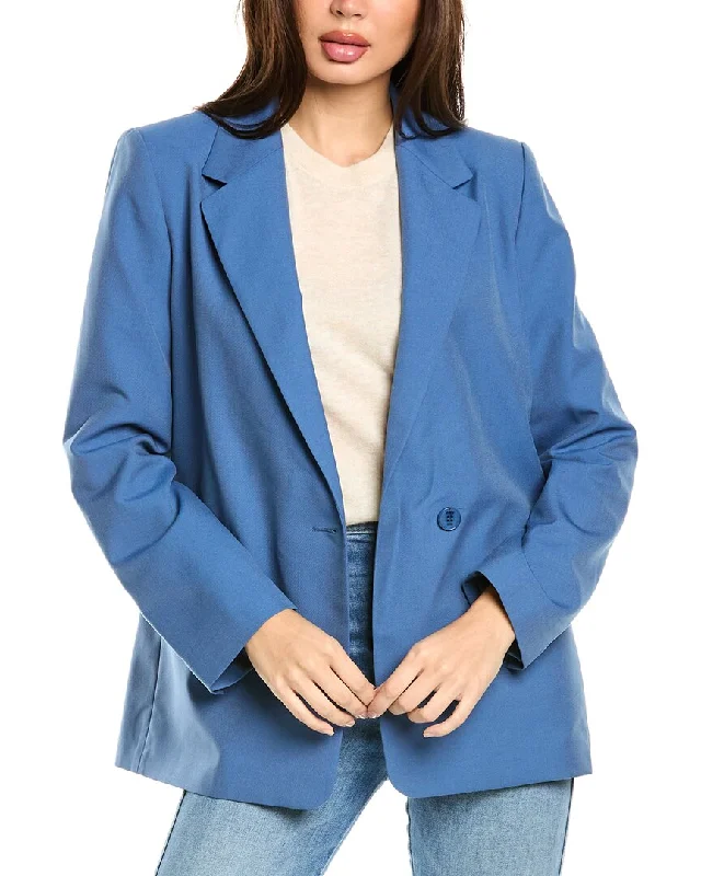 Maje Wool-Blend Suit Blazer