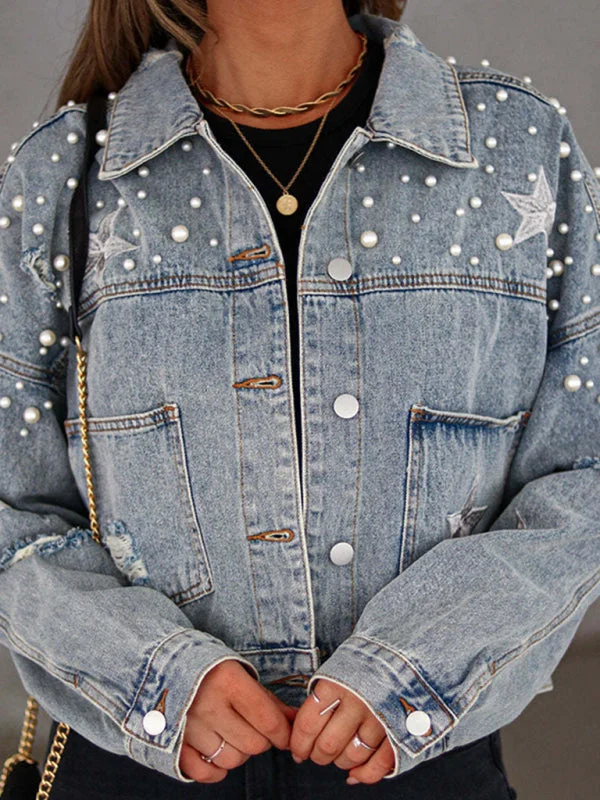 Stars & Planets = Galaxy Denim Jacket